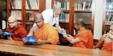 Monks on Dhammadutha service