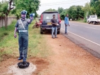 Dummy traffic cops to curb speeding