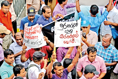 demands appointments gamage amila unions