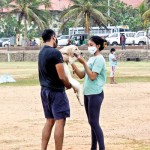 Galle Face:  Pooch pampering