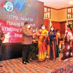 ITPSL Award for Planning Excellence (Planning Processes and Programs) – Planning Team of the Urban Development Authority, receiving the award  for the Preparation of Ratnapura Development Plan 2021-2030,