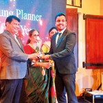 Young Planner of the Year - Plnr. Dilan Sankalpa, receiving the award