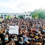 Different unions took to the streets across the country on Thursday Pix by Palitha Ariyawansa, Kanchana Kumara, Shirangika Lokukaravita and Hiran Priyankara and Akila Jayawardana