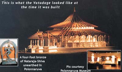 This is what the Vatadage looked like at the time it was built