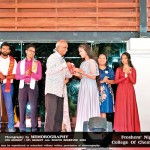 Batch Queen receiving the award from Mr. N.I.N.S Nadarasa