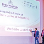 Launching the official website of RICS by the Chief Guest Dr. Sanath Mahawithanage