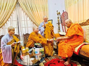 Vietnamese nun Thich Nu Dieu Xinh makes charity visit to Sri Lanka ...