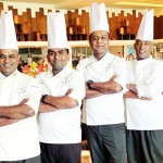 Executive Chef Namal Wijeratne and his kitchen brigade