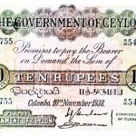 A 10 rupee note from the British era.  Pix by M.A. Pushpa Kumara