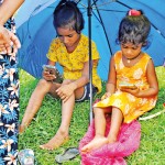 Sathutu Uyana: Where happiness equals playing  with their ammas' phones