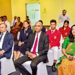 CA Sri Lanka officials and students at the event.