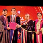 Mr. Chandrasegaran Shabilnath being awarded the “President’s Award for Most Outstanding New Member - 2023”