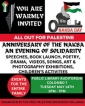 Solidarity with Palestine event