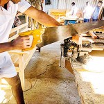 Prisoners learning welding, carpentry and  pastry-making skills