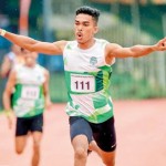Under-20 200m and 400m gold medalist Ala Hamthan of St. Benedict’s