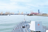 Turkish warship TCG Kinaliada docks at Colombo Port