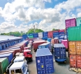 Piling up at the Colombo Port