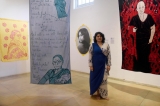 An artistic tapestry  honouring ten women