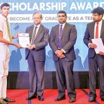 From Left to Right: Dr. Dayan Rajapakse, Chairman & Group MD of ESOFT Metro Campus; Dr. Susil Premajayantha, Minister of Education; Mr.Nishan Sembacuttiaratchy, CEO of ESOFT Metro Campus; Mr.Amila Bandara, COO of ESOFT Metro Campus.