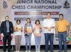 Nadev and Sandithi clinch Junior Chess titles