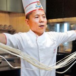 Hand pulled noodles by Chef Xu Tao