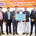 Presenting the Authorised Centre Plaque from Cambridge English to ESOFT Metro Campus