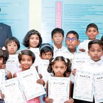 The younger students who achieved Advanced Student Honour Roll awards