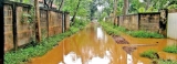 Drainage problem prevents flood waters receding