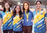 Musaeus swimming quartet break  freestyle relay record