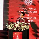 Dr. Surantha Perera delivering the Presidential address