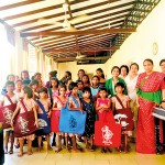 SLFUW members at the Maithree Children's Development Centre in Borella